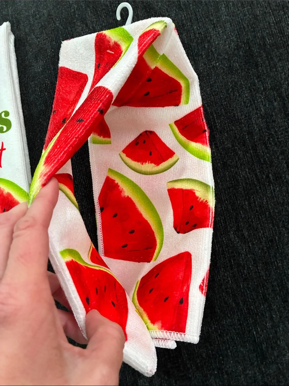 NWT- Set of 3 - Double Sided- ‘Life is Sweet' Watermelon 🍉 Kitchen Towels 15x25